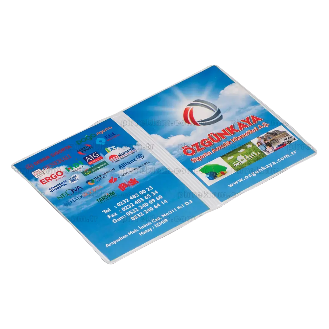 Ofset Baskı Folyo Pvc Ruhsat Kabı - 1
