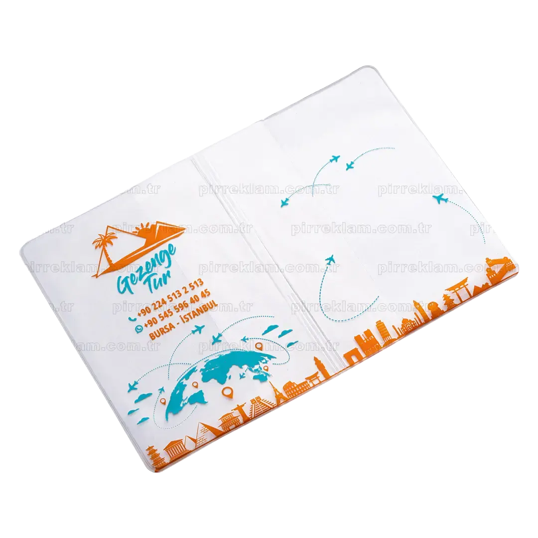 Standart Şeffaf Pvc Pasaport Kılıfı (0,25 Micron) - 1