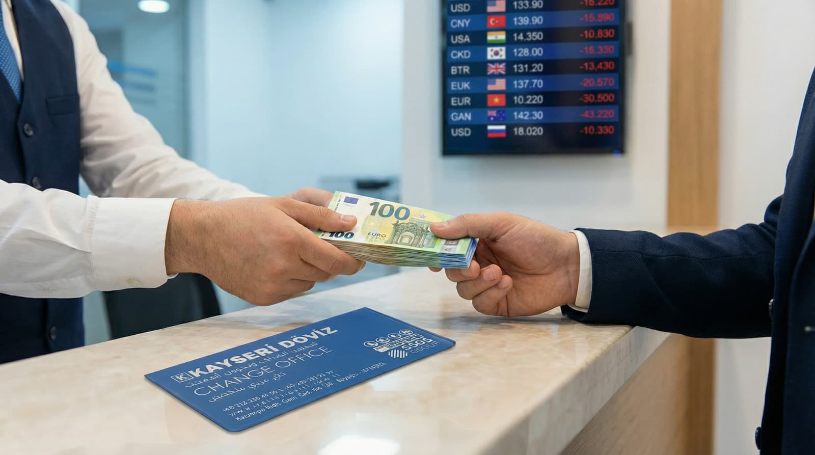 Döviz Büroları — Para Transferi Büroları — Kuyumcular